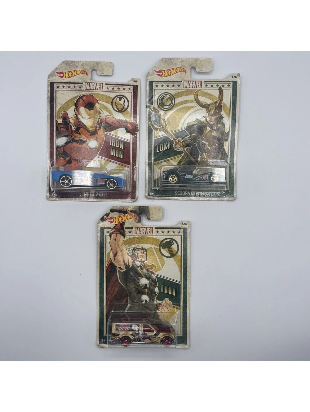Hot Wheels Marvel & DC Car Lot! Iron Man Thor Loki & Batman Arkham Knight
